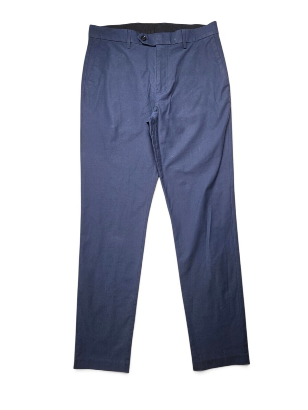 J Crew Bowery Mens Navy Blue Chino Pants 30x32 Slim Cotton Stretch Trousers